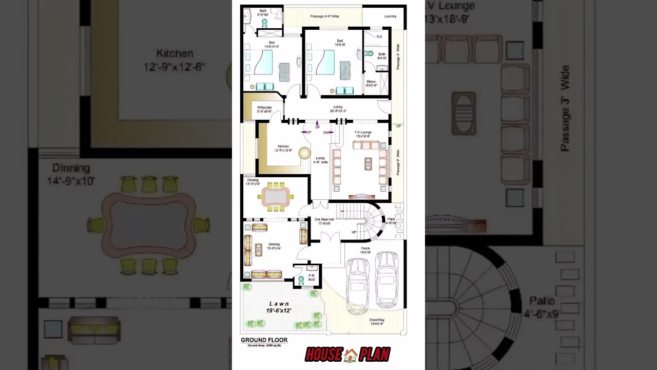 7 Marla house plan#Houseplan#How to create house plan#how