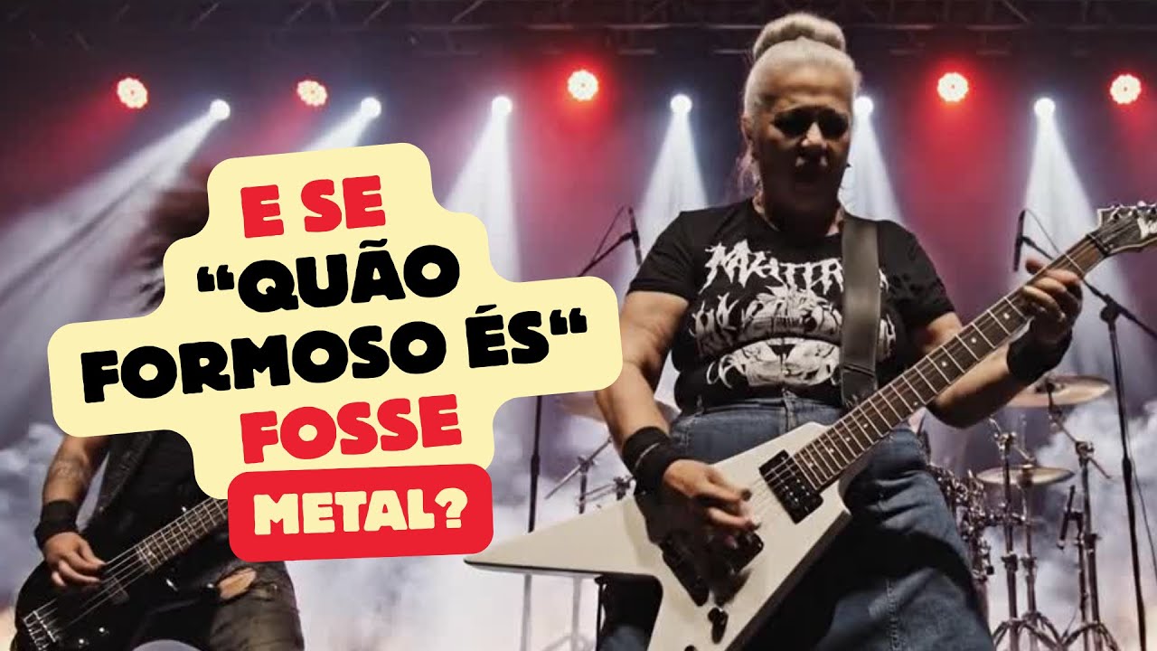 E SE, QUÃO FORMOSO ÉS FOSSE METAL?