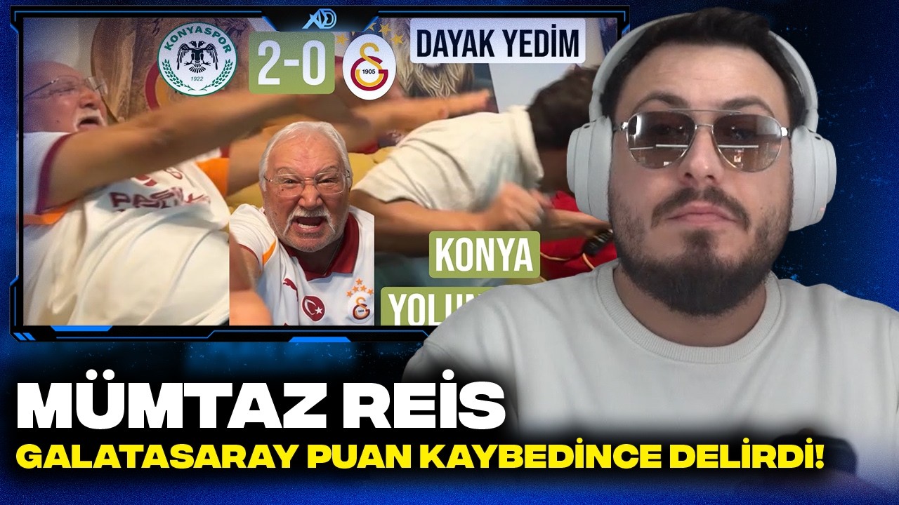 M&Uuml;MTAZ REİS GALATASARAY PUAN KAYBEDİNCE DELİRDİ! | M&Uuml;MTAZREİS İZLİYORUZ!