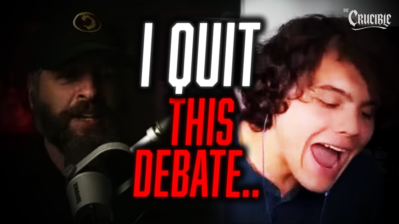 Childish Liberal Can't answer simple question then backtracks