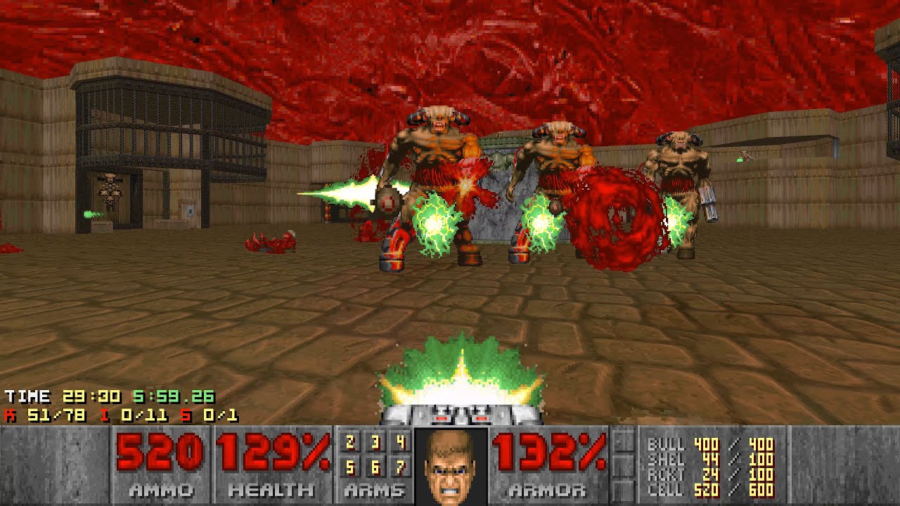 Final Doom: The Plutonia Experiment - Nightmare! 100% Secrets Speedrun in 1:03:31