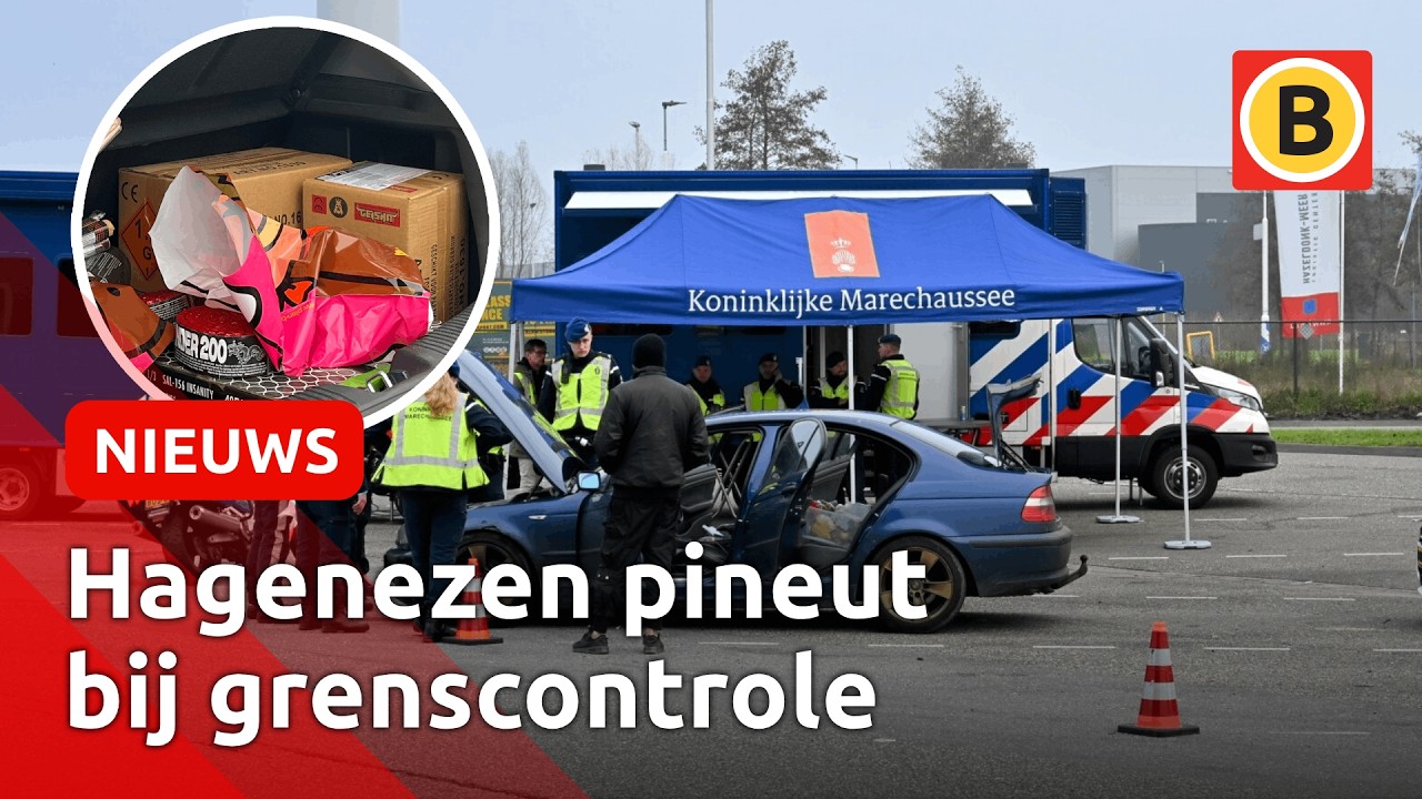 Eerste grote grenscontrole bij Hazeldonk | Omroep Brabant