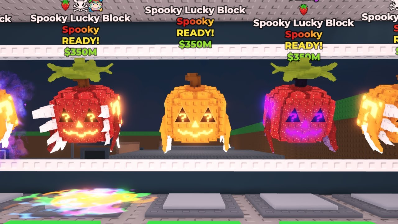 30 SPOOKY LUCKY BLOCKS geöffnet in Steal A Brainrot