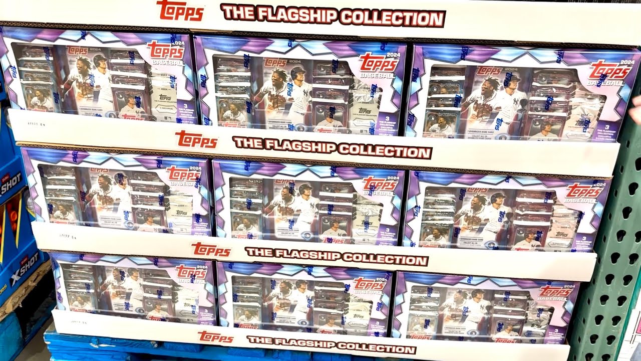 NEW TOPPS FLAGSHIP COLLECTION SUPER BOXES FROM COSTCO!