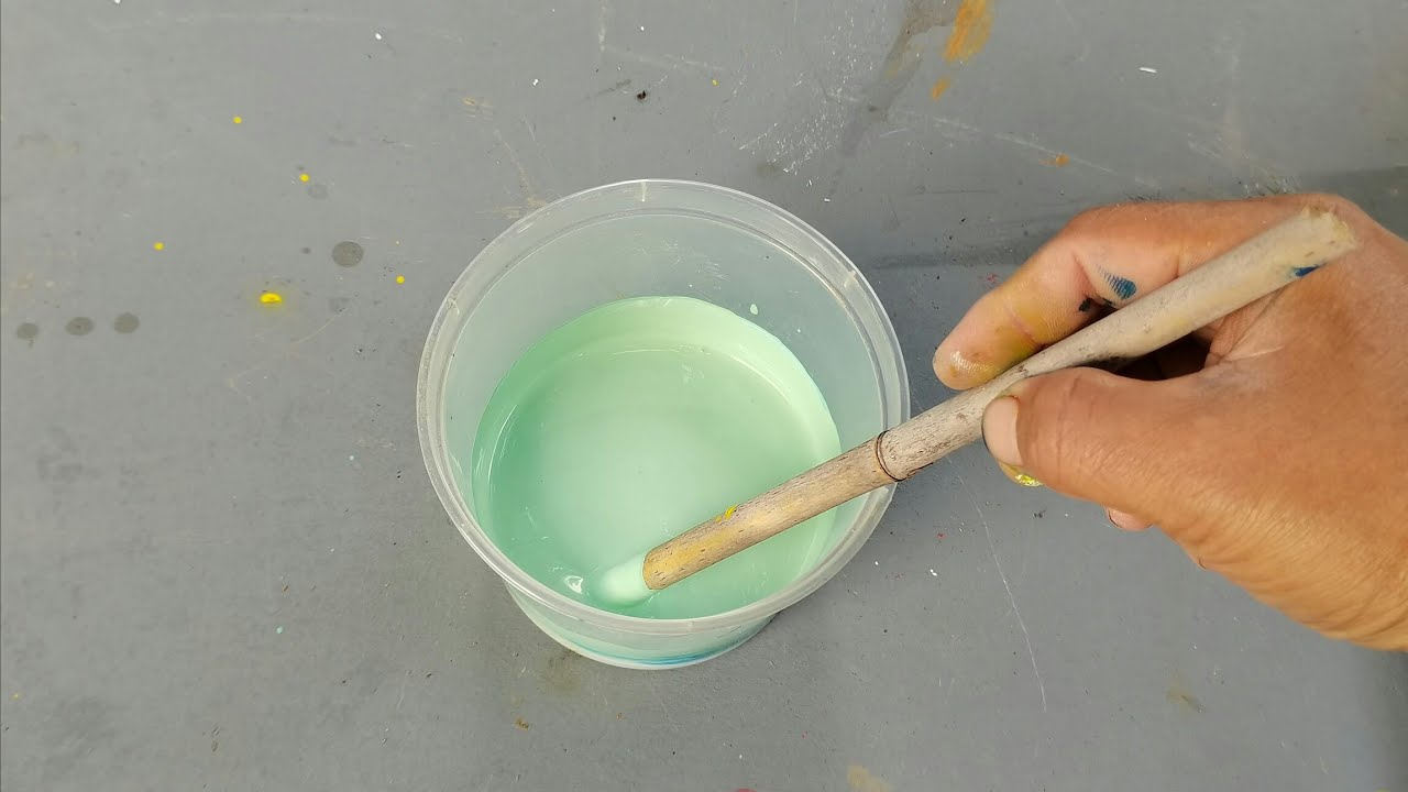 PAANO TIMPLAHIN ANG KULAY MINT GREEN // HOW TO MIX MINT GREEN COLOR
