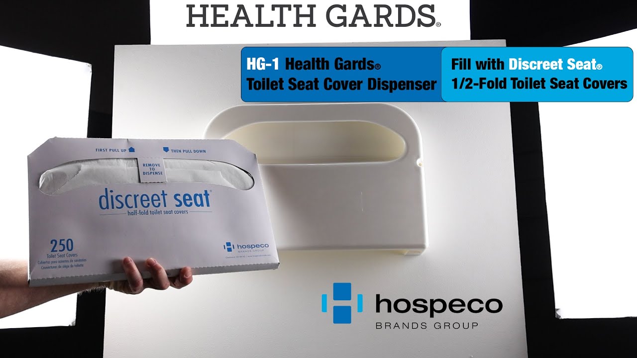 HG-1 Health Gards&reg; Toilet Seat Cover Dispenser with Discreet Seat&reg; Toilet Seat Covers