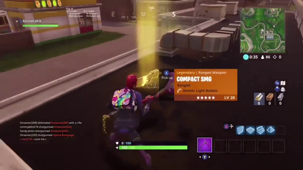 Compact SMG Gameplay|Fortnite
