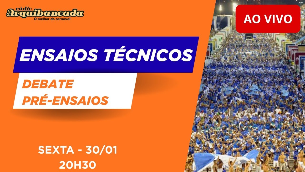 Ensaios T&eacute;cnicos Grupo Especial AO VIVO - Expectativa dos Ensaios - 30/01/26