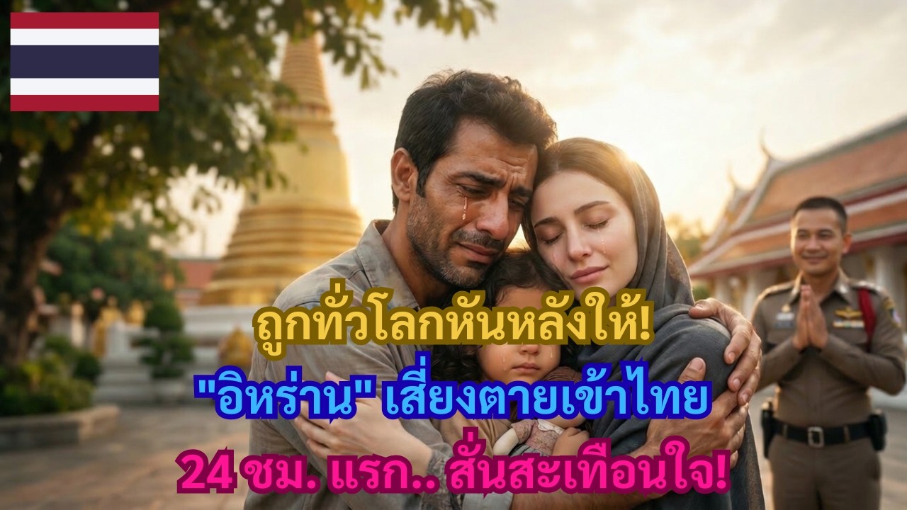 ถูกหลายชาติหันหลัง ครอบครัวอิหร่านเสี่ยงตายมาไทย ภาพที่พวกเขาเห็นใน 24 ชม. แรกสั่นสะเทือนจริง!