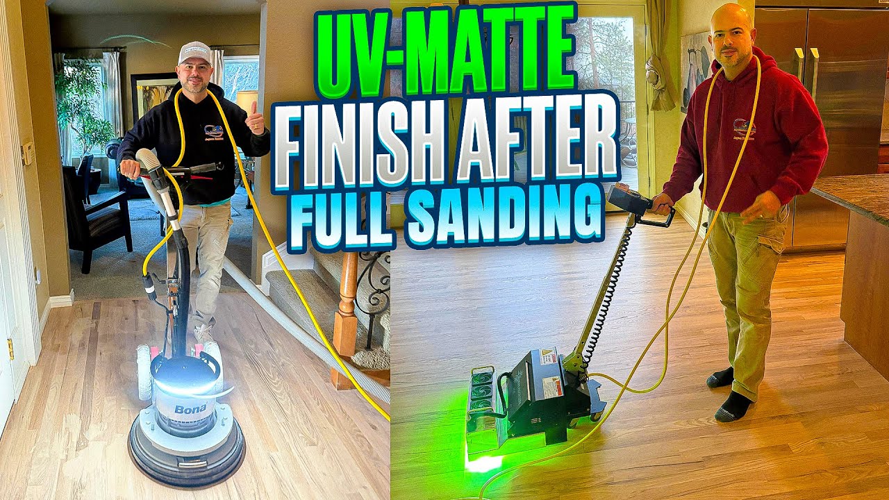 UV-Matte Finish after Full Sanding