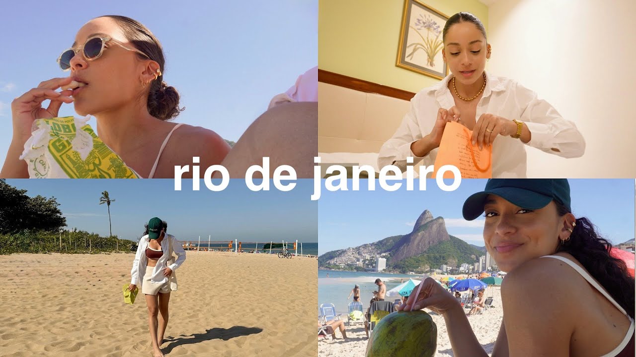 Dias de praia no Leblon e Ipanema, encontro com seguidoras, aquário, andando nas ruas do Rio…