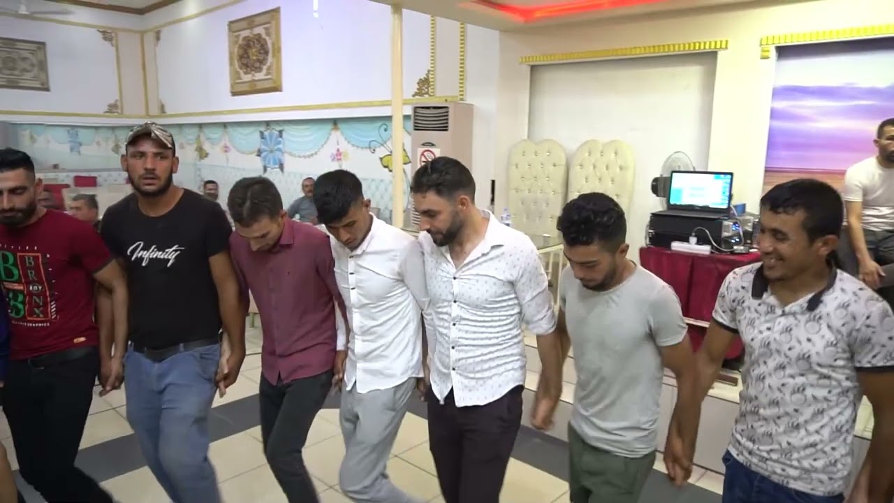 افراح البوسبيع حفل زفاف العريس محمد والعريس حسين الفنان خالد الاغا ج2