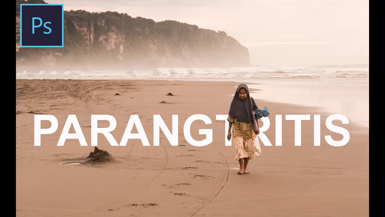 Cara Membuat Tulisan Di Belakang Objek Menggunakan Photoshop || Teknik Masking