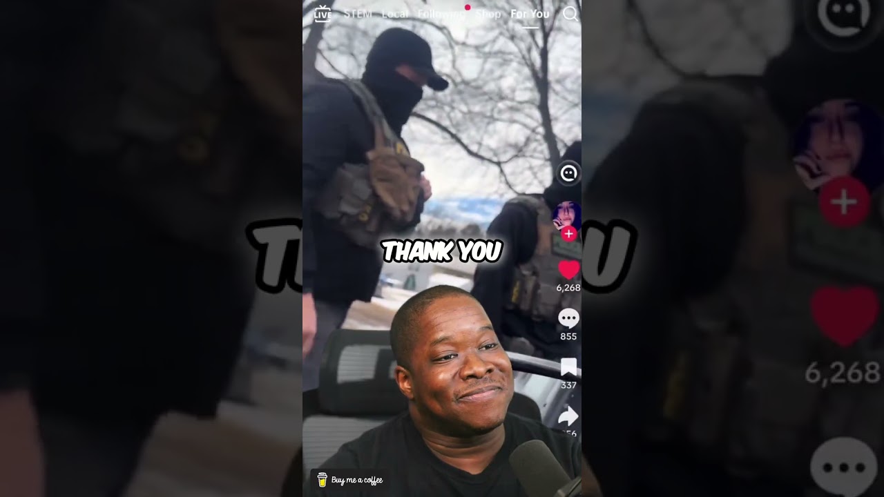 ICE Agent Confronts Protester Defending Criminals #shorts