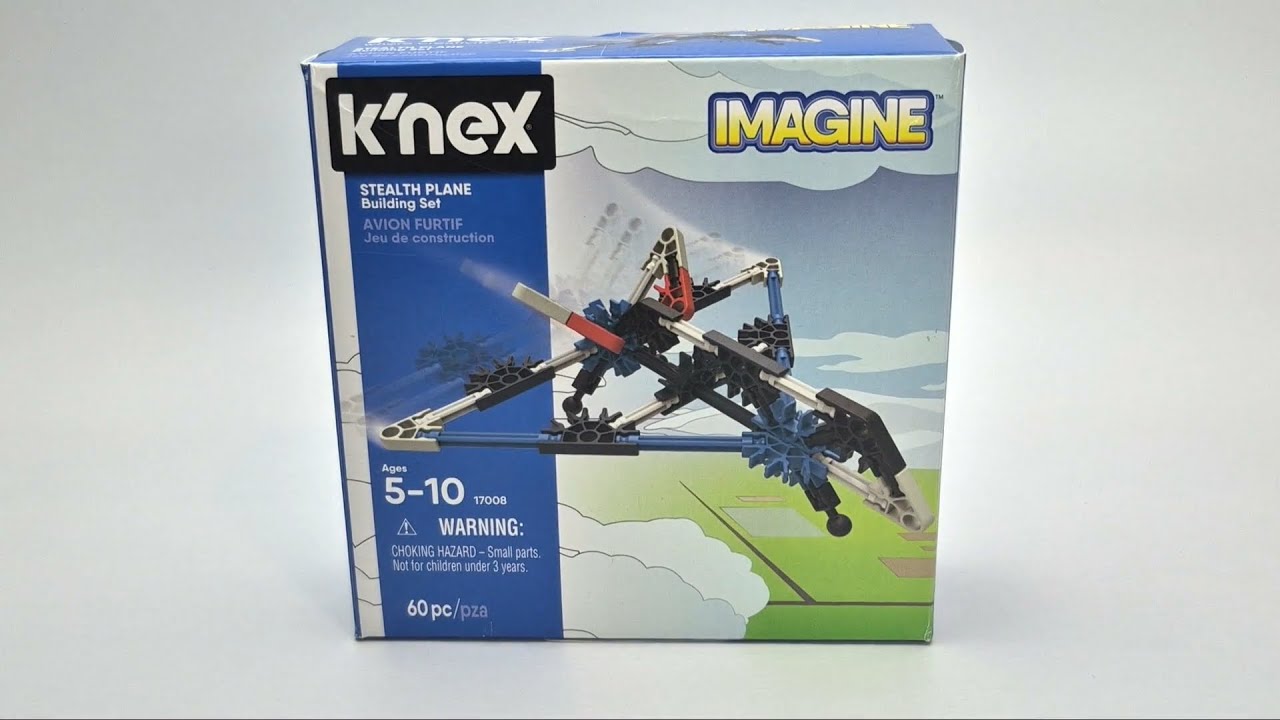 Knex Stealth Plane Building Set 17008 BrickHot