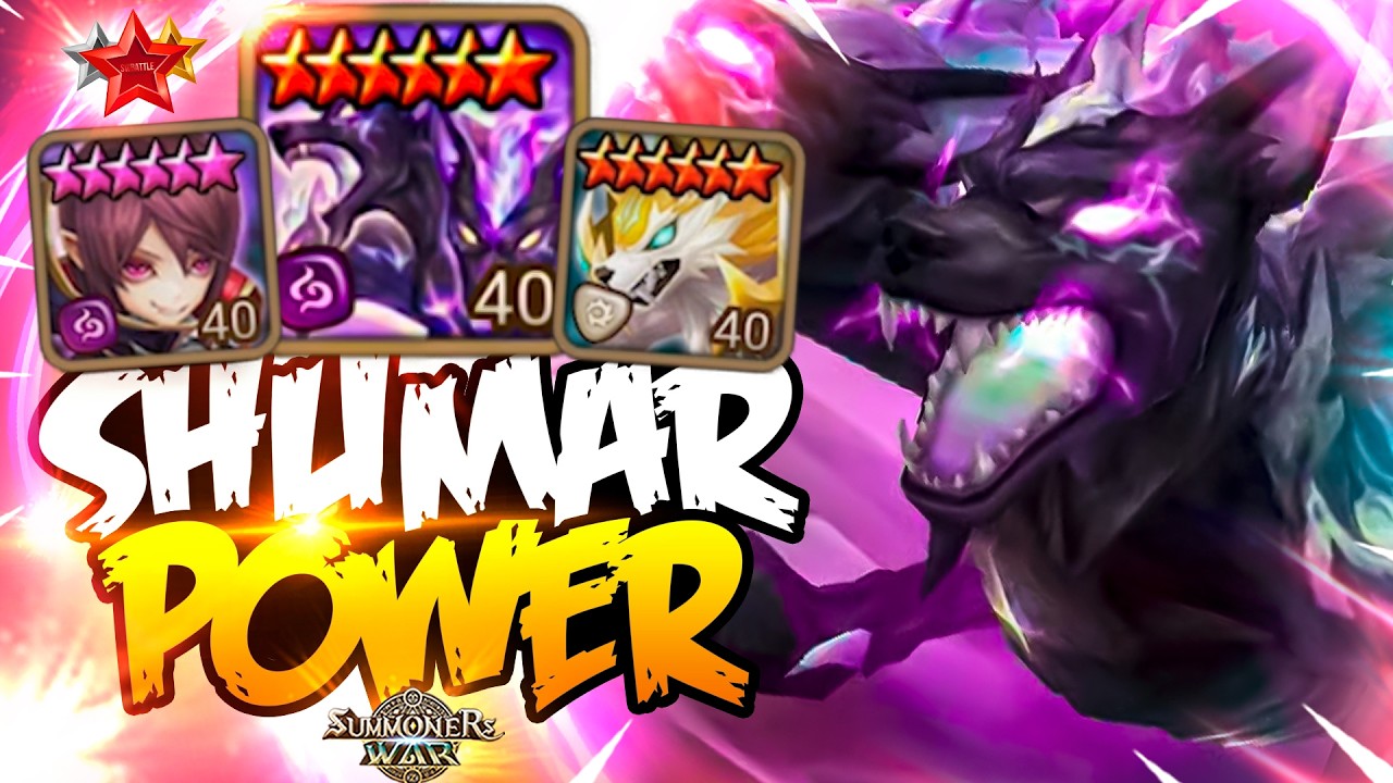 Seiishizo and Obabo DELETES Enemies with 2A SHUMAR - Summoners War