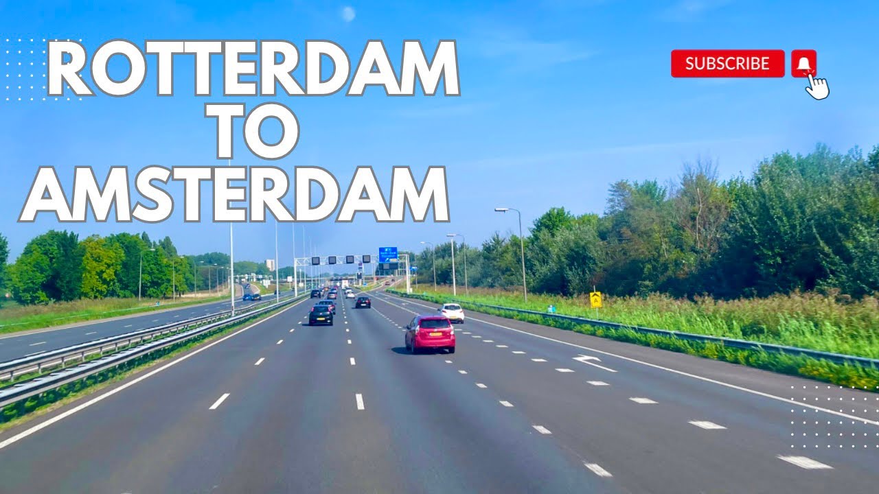 Scenic Journey from Rotterdam to Amsterdam by Flixbus 🚌