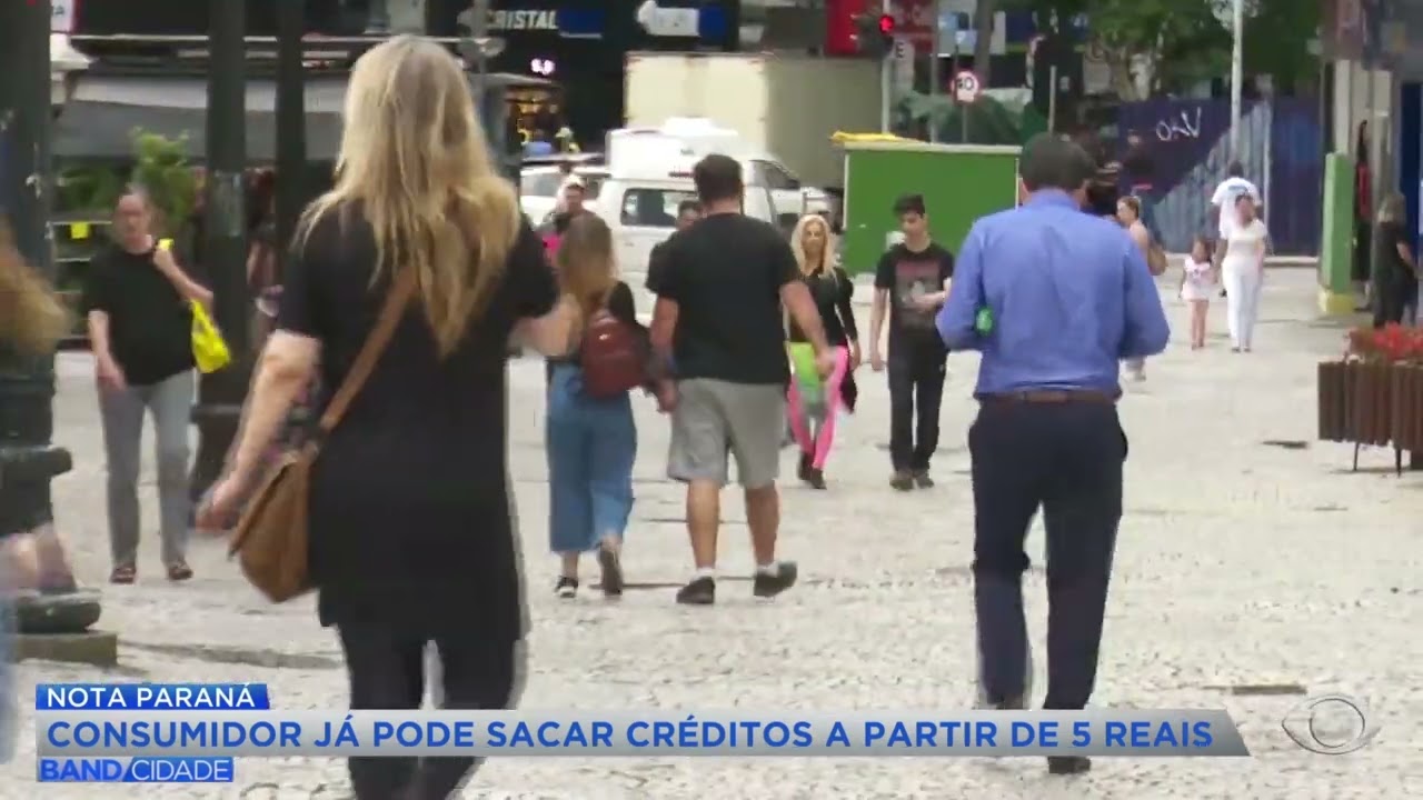 Consumidor do Nota Paran&aacute; j&aacute; pode sacar cr&eacute;ditos a partir de 5 reais