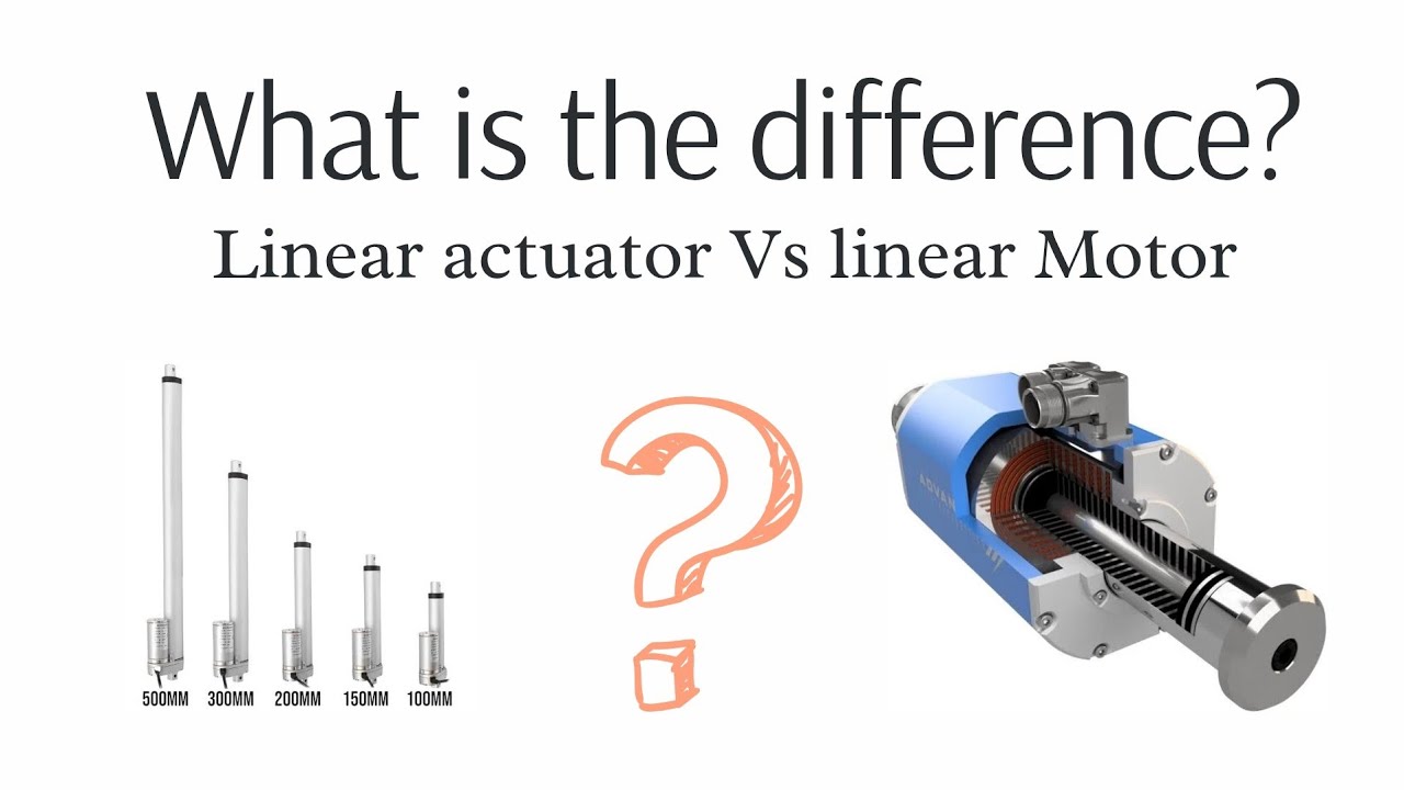 Linear Actuator vs Linear Motor | Key Differences, How They Work, and Which One You Should Use