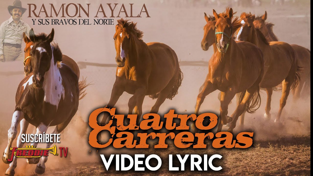 Ramon Ayala - Cuatro Carreras (Video Lyric Oficial)