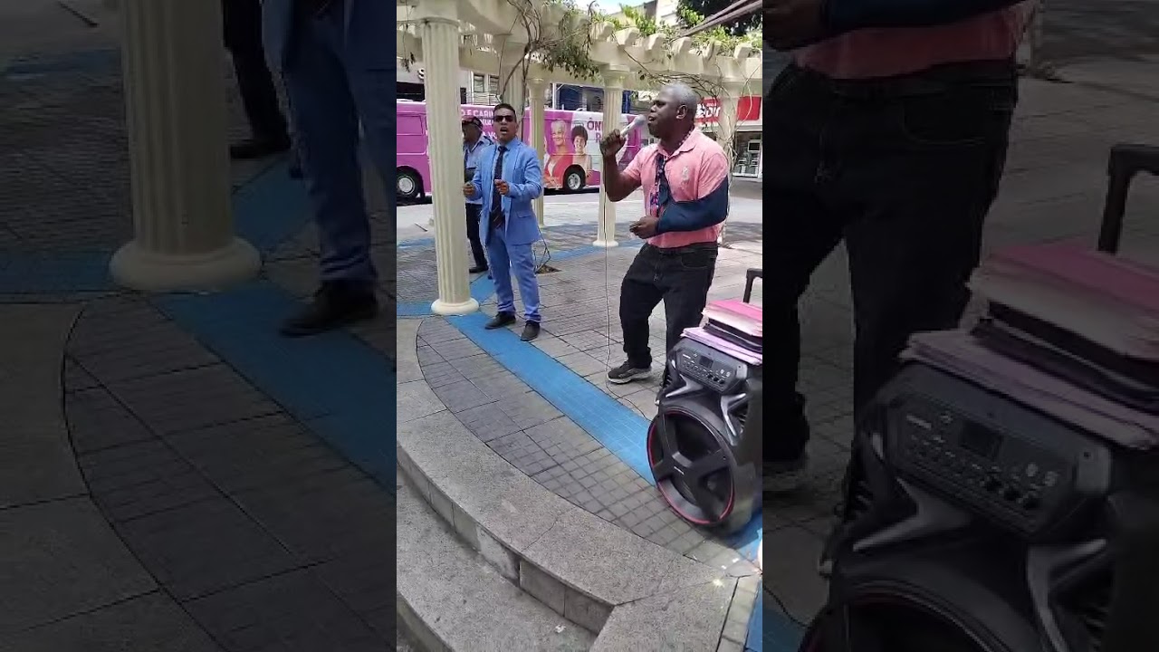 Evangelismo  na praça,,igreja de santificação no nome do Senhor Jesus Cristo 