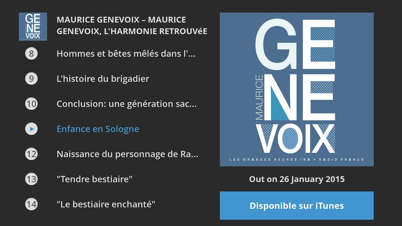 Maurice Genevoix, l'harmonie retrouvée