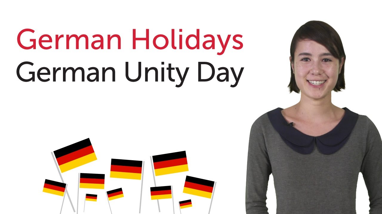 Learn German Holidays - German Unity Day