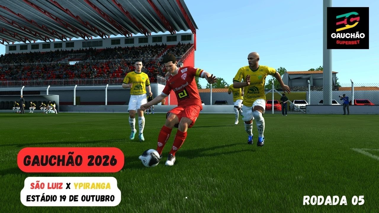 ⚽ GAUCHÃO 2026 – RODADA 05🔥São Luiz x Ypiranga | Estádio 19 de Outubro