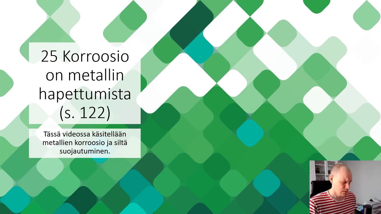 Leo Opetus - Korroosio on metallin hapettumista