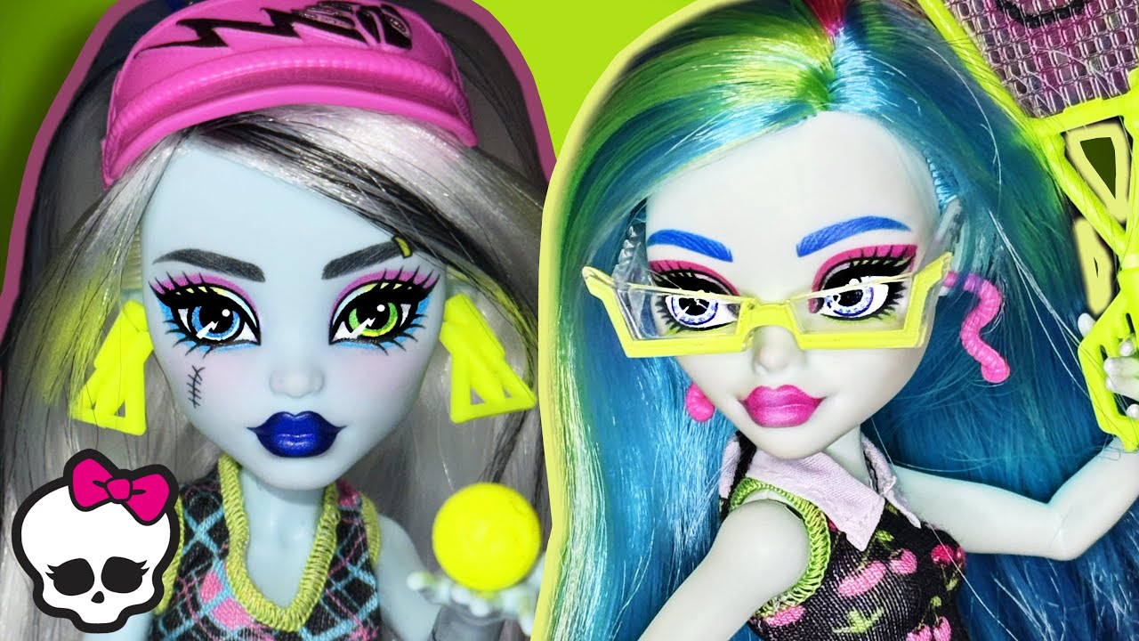 Возвращение Гулии из G3! Секреты Monster High: Гулия Йелпс и Фрэнки Штайн в теннисе (обзор).