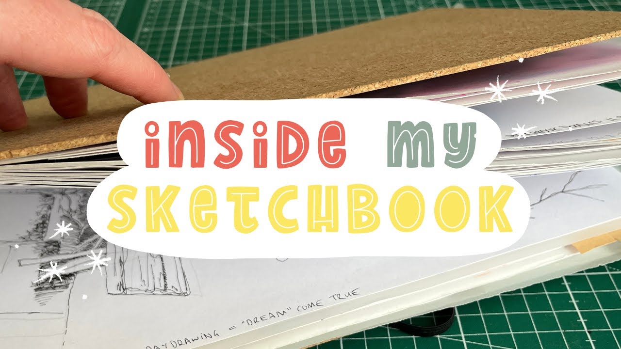 A4 Sketchbook Tour (a chatty flip through of my main 2023 sketchbook)