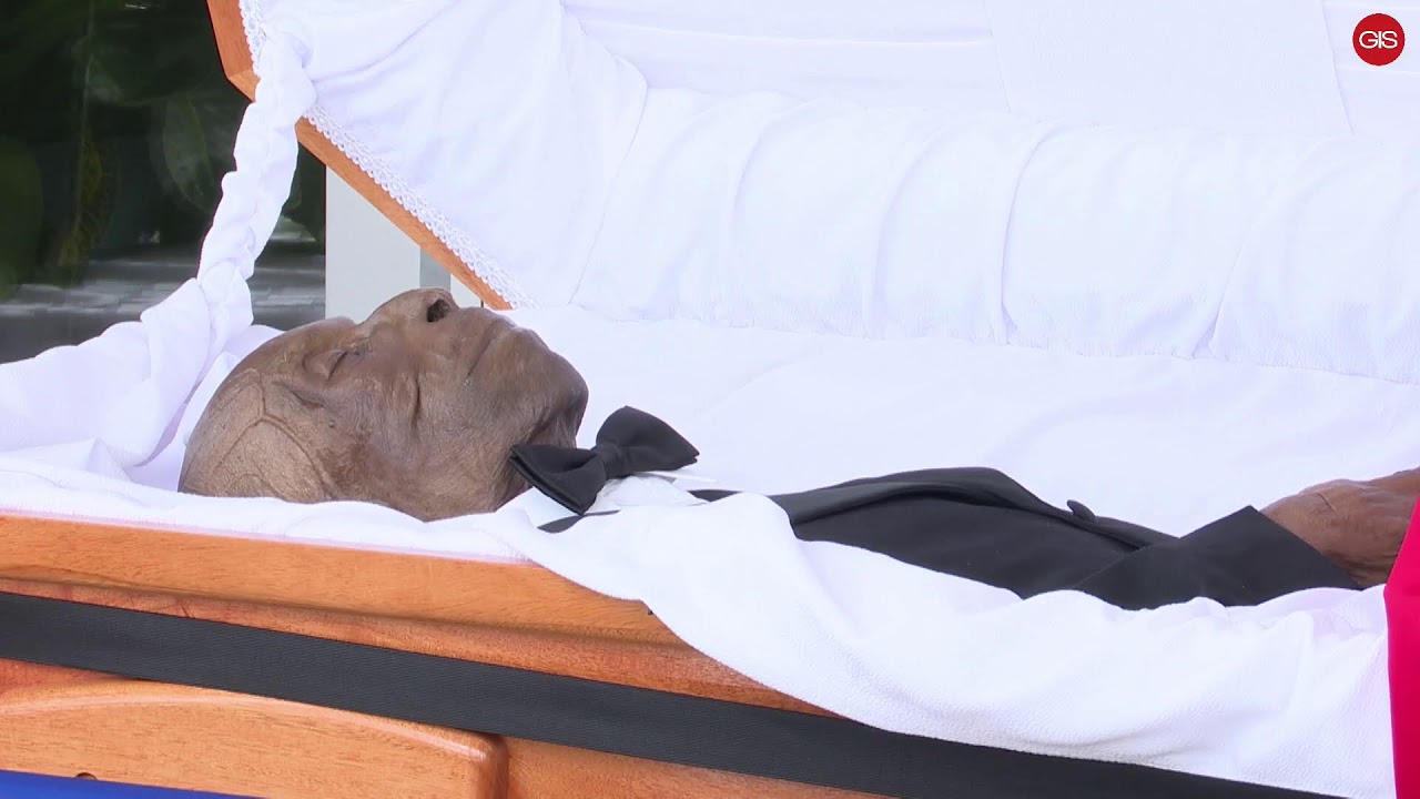 Lying-in-State of former Governor General, Sir Daniel Williams, GCMG, KC at Houses of Parliament.