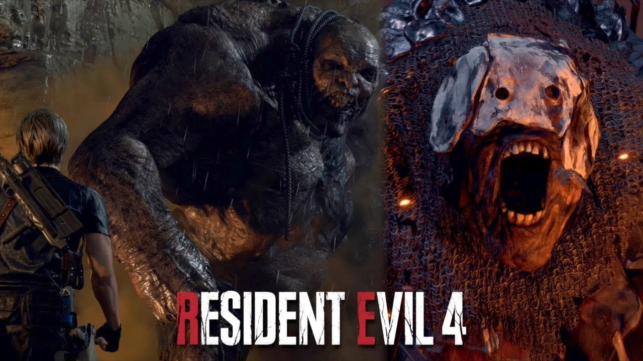 Resident Evil 4 Remake | Leon Vs The Giants - All El Gigante Boss Battles Compilation