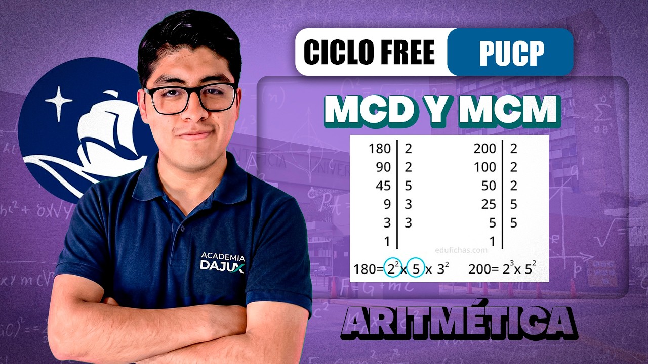 [PUCP - PRE UNIVERSITARIO] - MCM y MCD - Aritmética