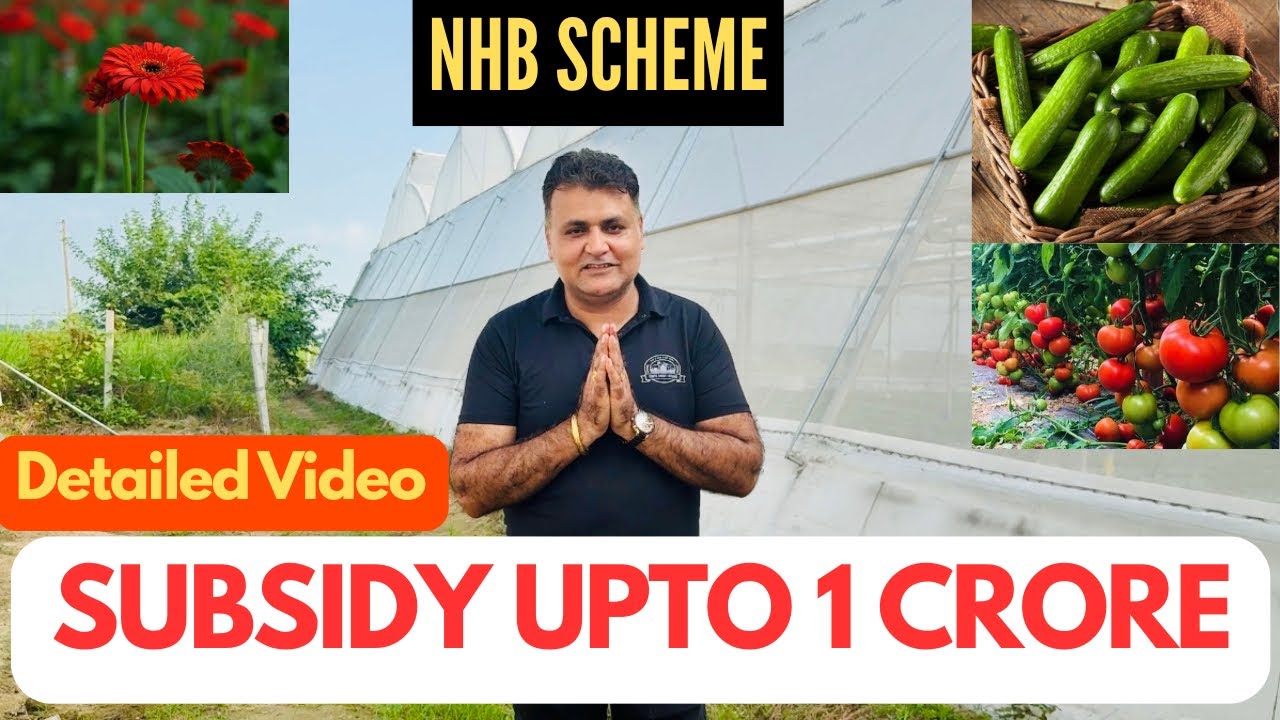 NHB Scheme😍 | Upto 1 Crore Subsidy💰| Detailed Video | J&K Commercial Farming
