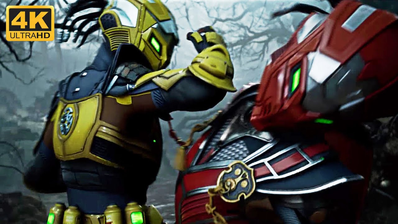 Sektor vs Cyrax Fight Scene - Mortal Kombat 1: Khaos Reigns