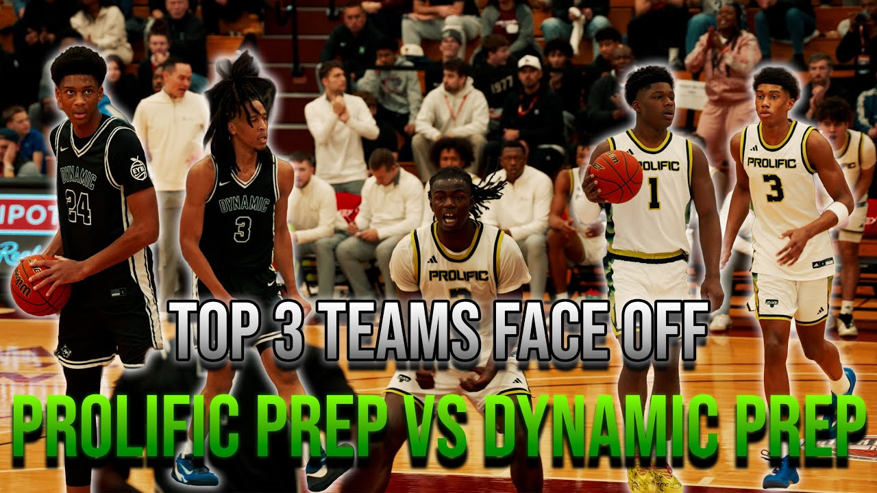 #2 Dynamic Prep vs #3 Prolific Prep at HoopHall! Elite Highschool Matchup- Marcus Spears Caleb Holt+