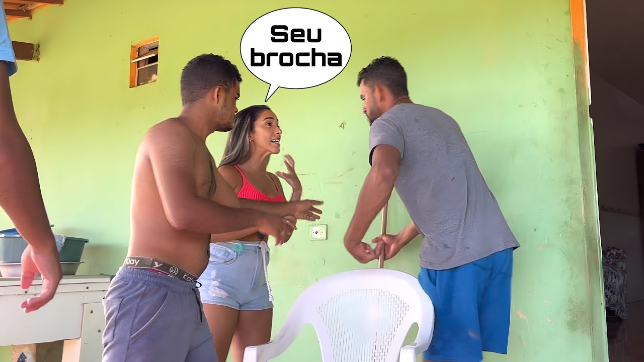 BRIGUEI FEIO COM MINHA NOIVA NA FRENTE DE TODOS