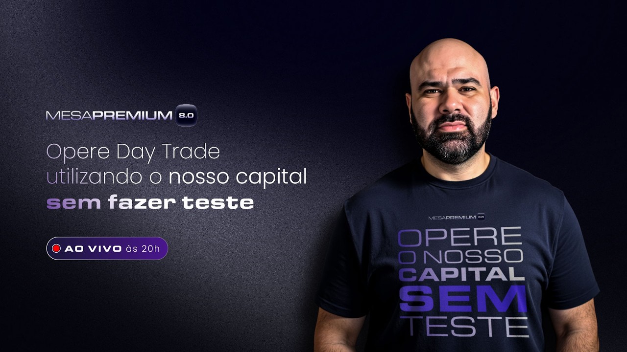 OPERE O NOSSO CAPITAL SEM TESTES - MESA PREMIUM 8.0 #daytrade #mesaproprietaria #dolar #indices