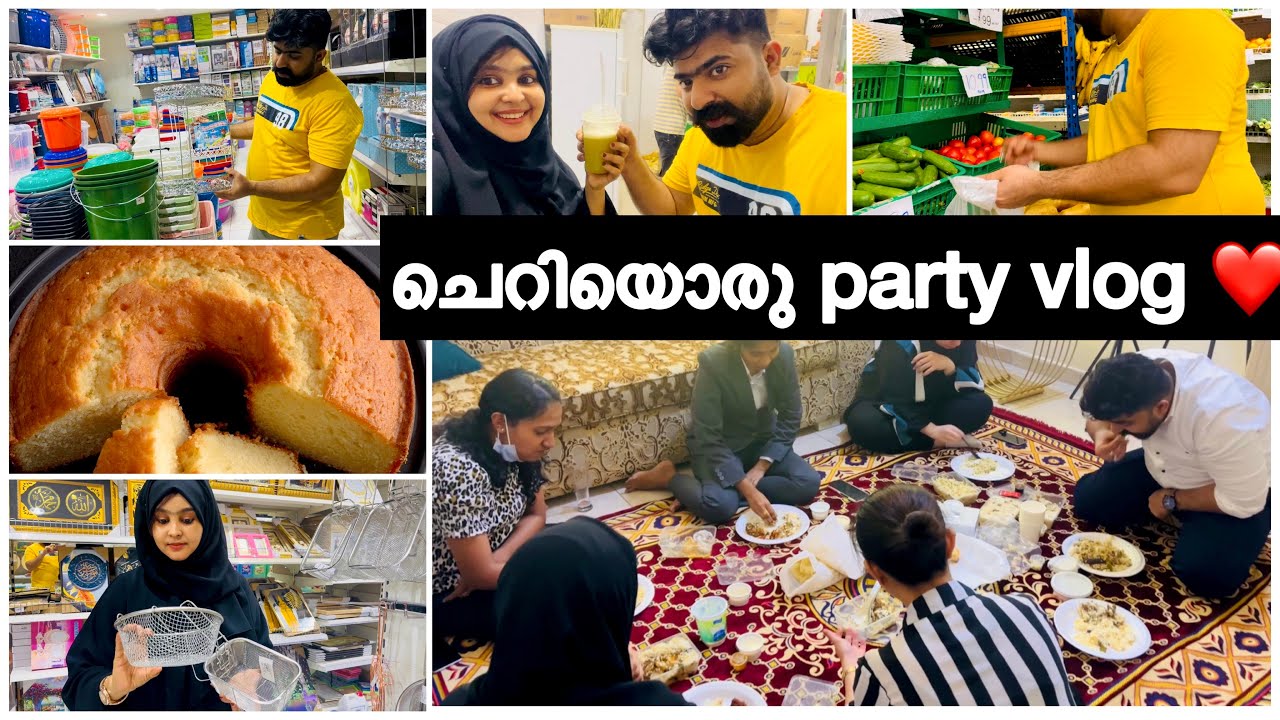 ആരോടും പറയാതെ ചെറിയ ഒരു പരിപാടി 💃പിന്നെ #shopping #vlog #party