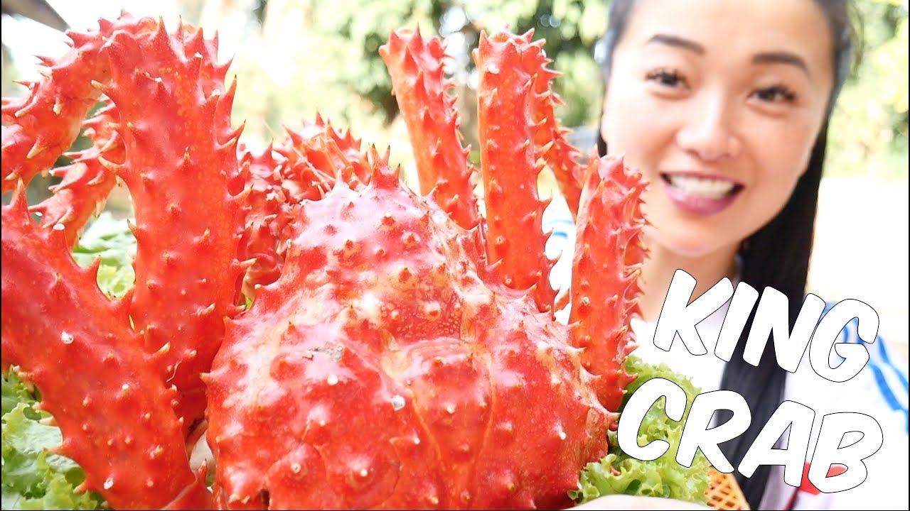 WHOLE KING CRAB ปูยักษ์คิงแครบ | Mukbang *LETS EAT | SAS-ASMR