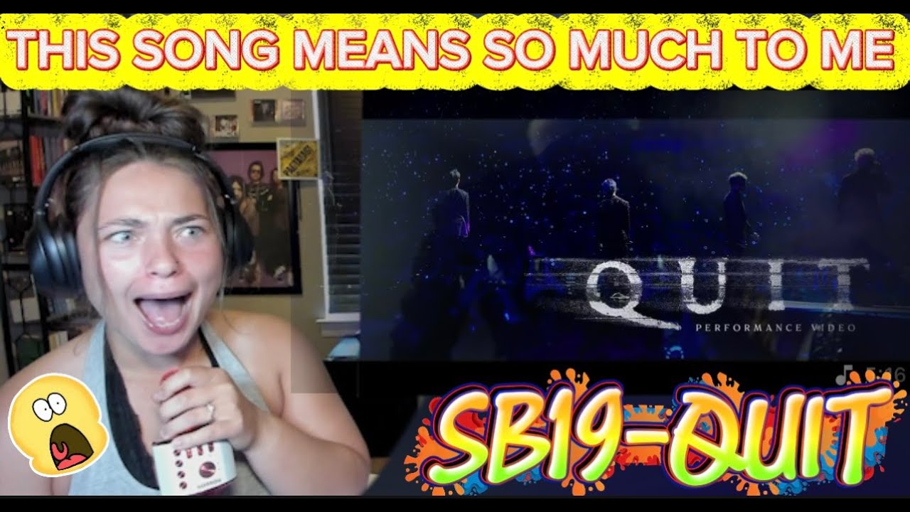 SB19 'QUIT' Live Performance Video|REACTION *DEEP THOUGHTS ON LYRICISM*
