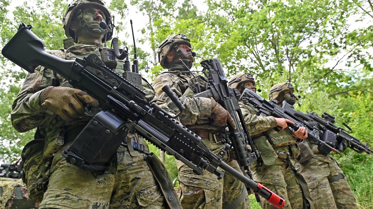 Tigrovi u akciji s puškostrojnicom FN Minimi