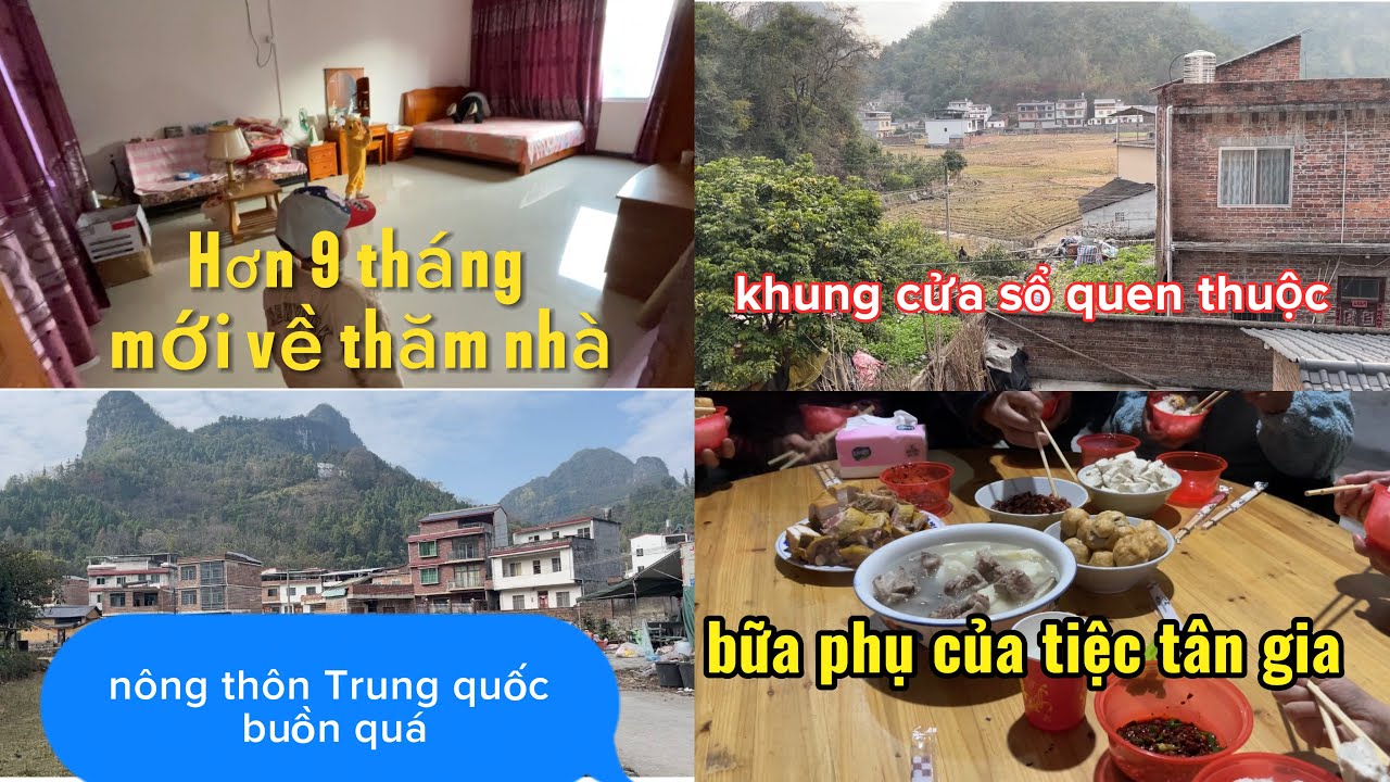 #277 Hơn 9 tháng mới về thăm nhà dưới quê, nông thôn Trung Quốc yên bình nhưng buồn chán