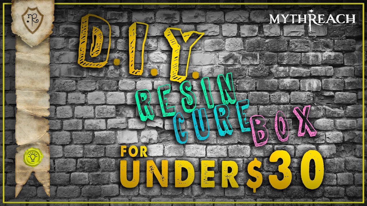 DIY a UV Resin Cure Box for UNDER 30 BUCKS & 30 minutes with FREE GUIDE