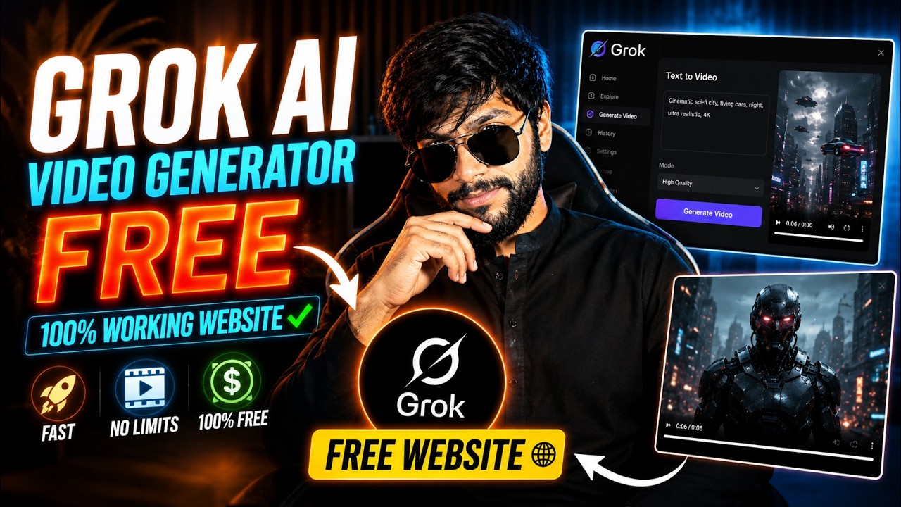 I Found a Way to Use Grok AI Completely Free (No Watermark & Unlimited)