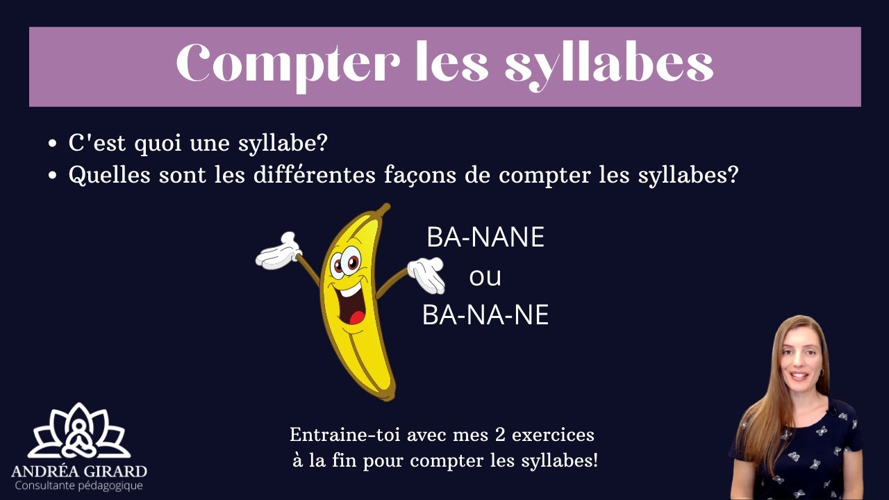 Compter les syllabes