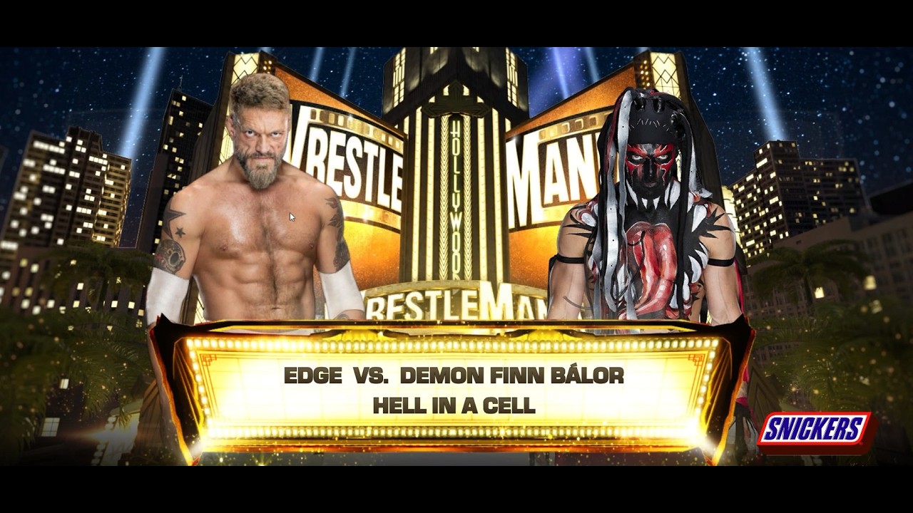 WWE 2K24 Edge vs Demon Finn Balor