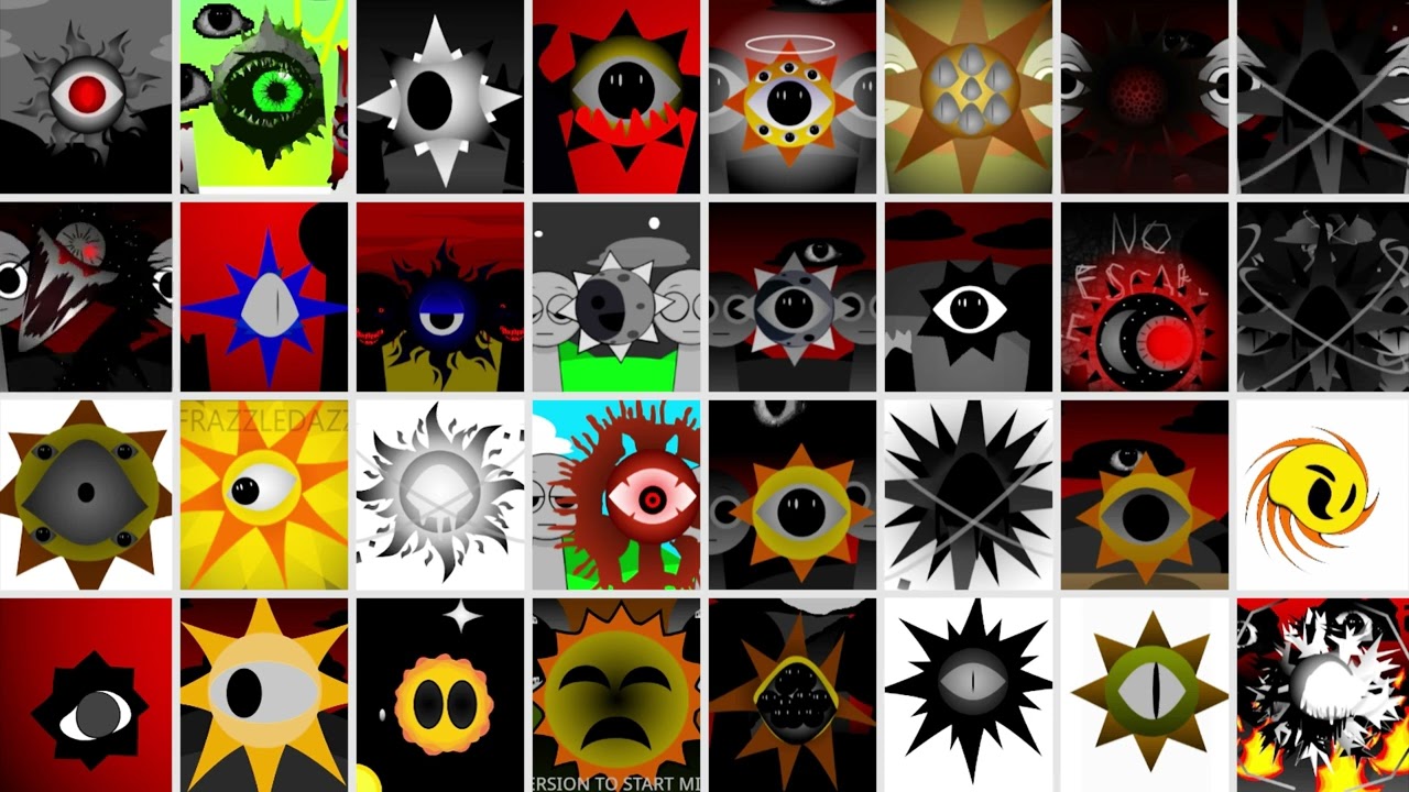Incredibox Sprunki Mr. sun in all stages and mods Part 23 | Pixel_sprunki