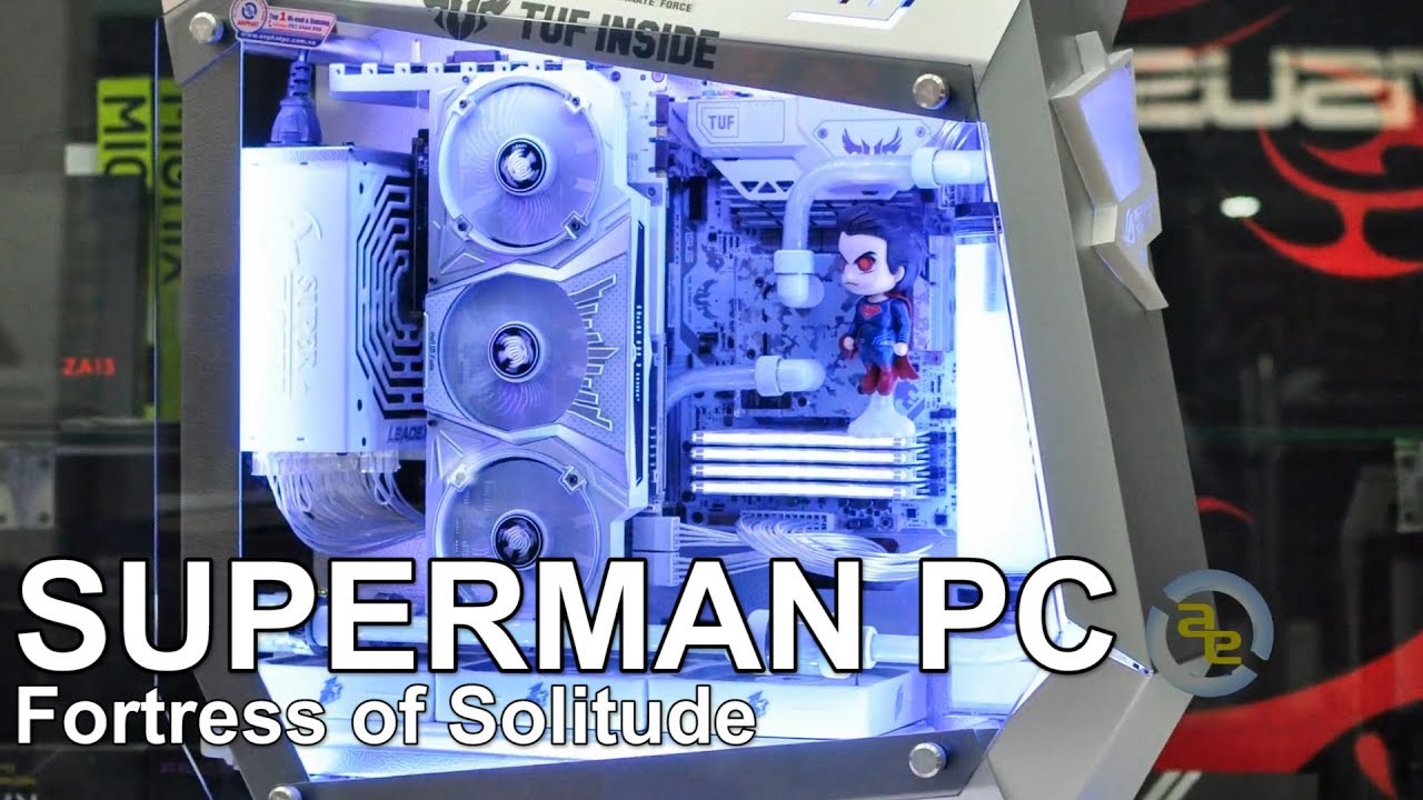 Bộ case gaming PC PH&Aacute;O Đ&Agrave;I BĂNG CỦA SUPERMAN ( RE- UP) Fortress of Solitude  | An Phat PC